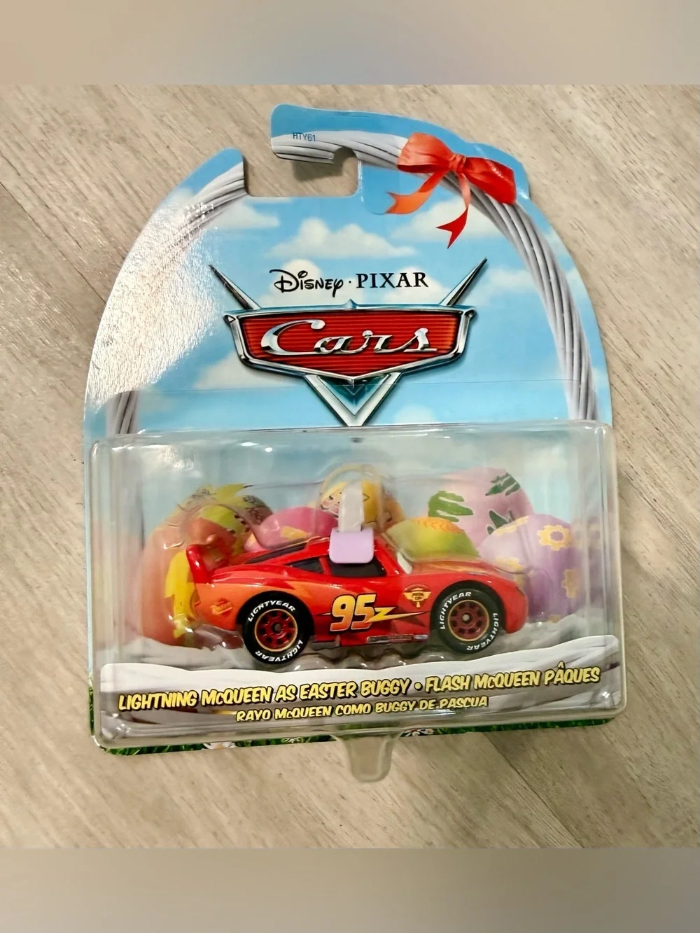Disney Pixar Cars Lightning McQueen Easter Buggy Diecast Car Mattel Easter